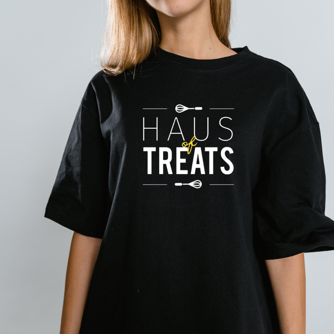 HAUS OF TREATS BLACK TEE