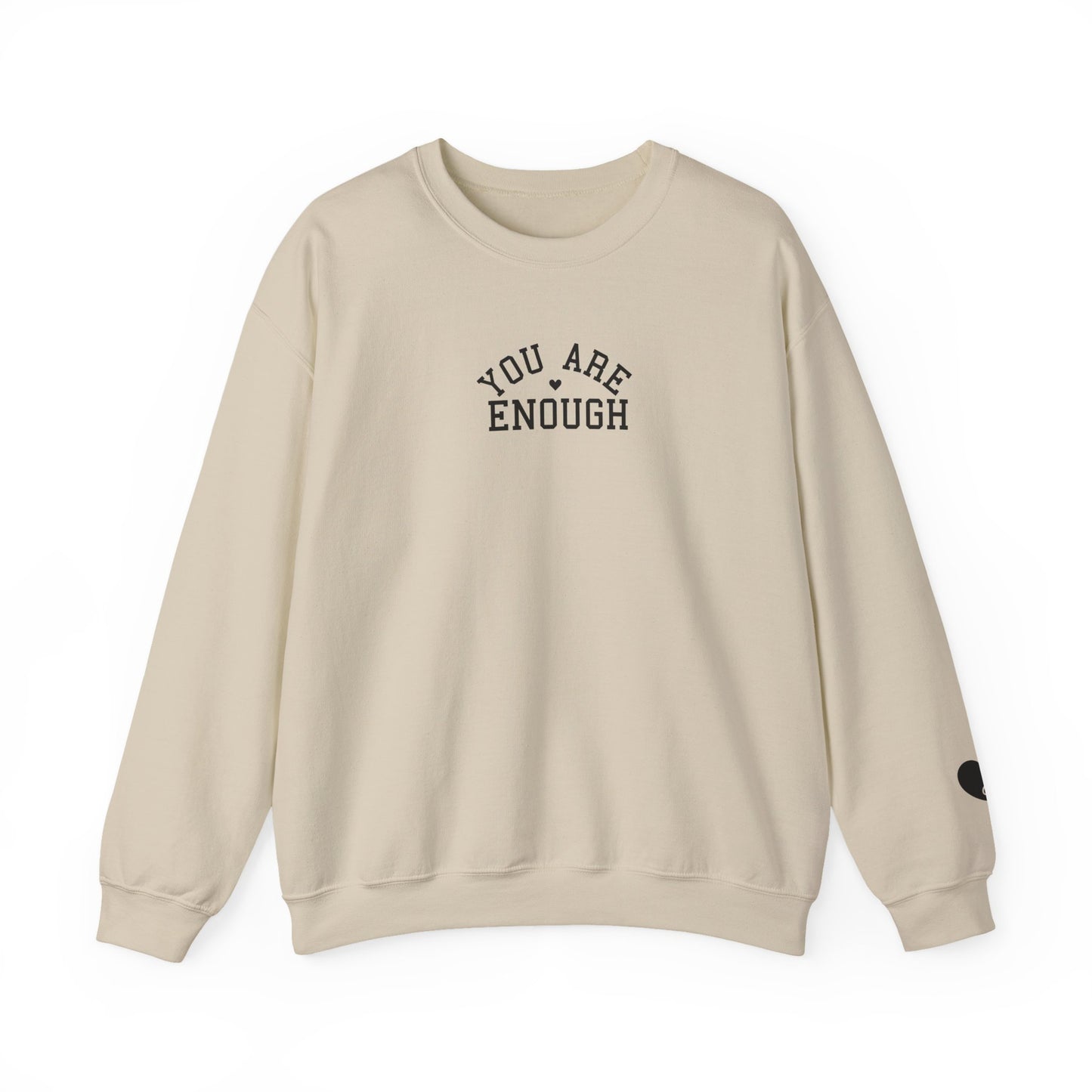 You Are Enough Unisex Heavy Blend Crewneck Sweatshirt | Casual Comfort, Perfect Gift, Everyday Wear, Relaxed Style, Holiday Essentials