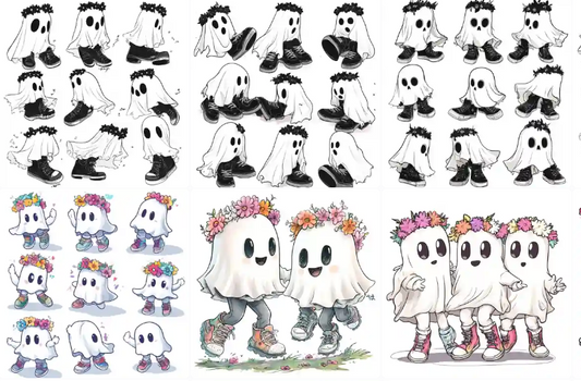 Goth Halloween ADORABLE Art pack